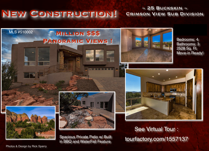 New Construction Sedona Homes for sale 25 Buckskin Ln AZ 86336