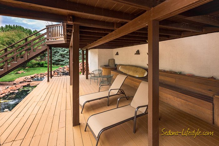 West Sedona homes with covered decks