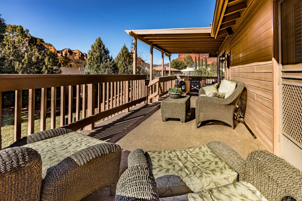 Homes with back decks