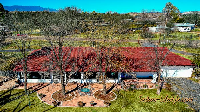 Embedded Earthen energy efficient Home and Ranch at 2115 Verde W Drive, Camp Verde AZ offered by Sheri Sperry at 928.274.7355 Coldwell Banker Realty