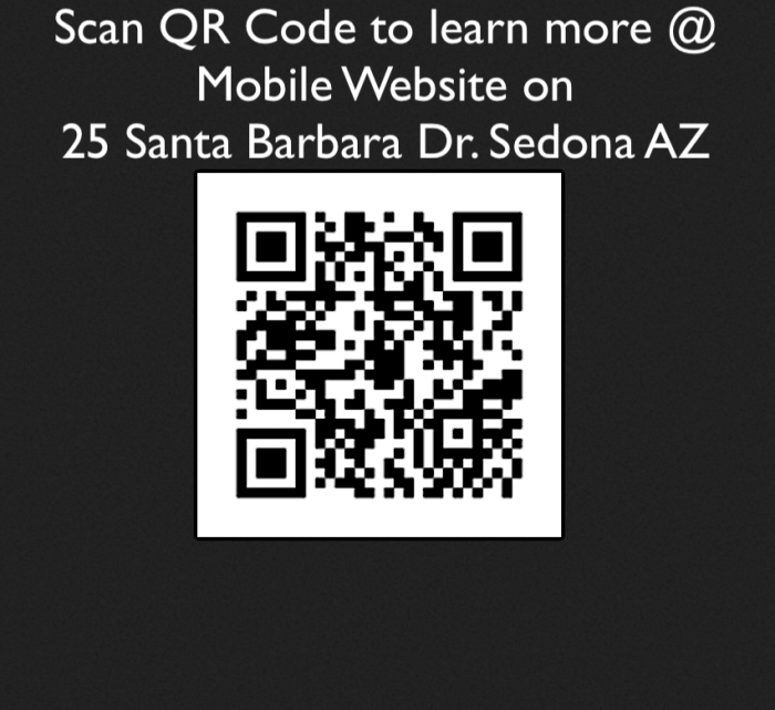 QR Code - 25 Snta Barbara Dr West Sedona - Scan for more info or call Sheri Sperry @ 928.274.7355 Coldwell Banker Realty Sedona