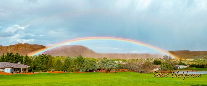 Rainbows-Golf course views Sedona Golf Resort Flagship Lot Location fronts golfcourse - Call Sheri Sperry @928.274.7355 Coldwell Banker Realty Sedona