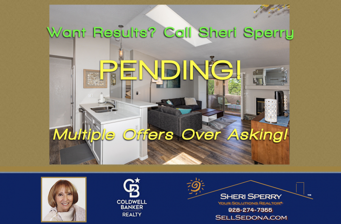 Pending Yellow - Want Results - Call Sheri Sperry 928.274.7355