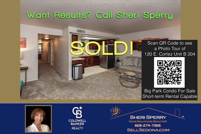 Another BIG PARK-VOC property SOLD by Sheri Sperry at 928.274.7355 - Want results? Call Sheri! Coldwell Banker Realty