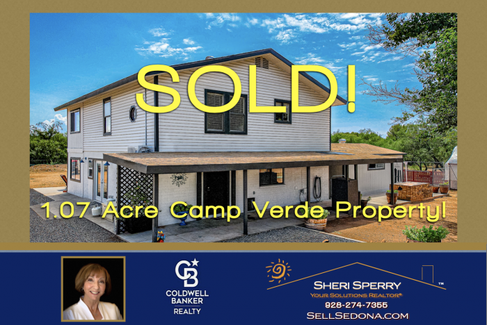 Camp Verde property Sold by Sheri Sperry Coldwell Banker Realty - Want results? Call Sheri at 928.274.7355