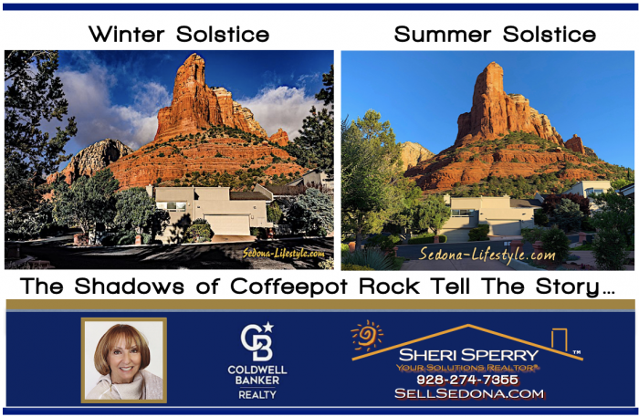 winter,summer, solstice,comparison of shadows, coffeepot rock