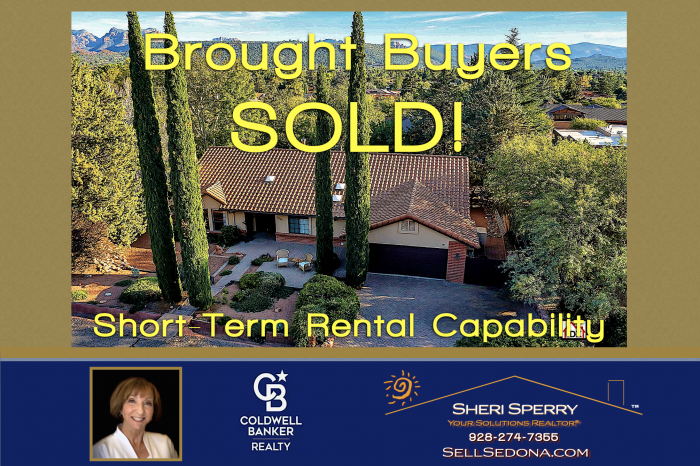 Brought buyers to 1040 Rodeo Rd Sedona AZ - Sheri Sperry Coldwell Banker $1000000 million dollar homes 928.274.7355