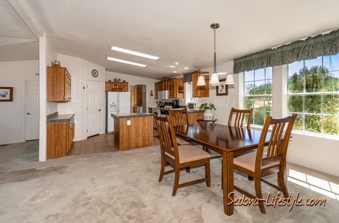 Dining and kitchen - Call Sheri Sperry at 928-274-7355 for info