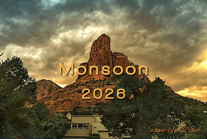 Monsoon 2026 - find more info at sedona-weather.com