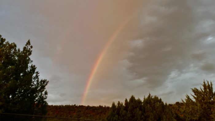 Sedona Monsoon rainbow - looking for Sedona real estate call Sheri Sperry at 928.274.7355