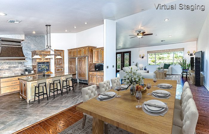Great Room from dining room at 2835 S. Quail Canyon Rd, Cottonwood AZ 86326 - For Sale - Call Sheri Sperry for all your real estate needs at 928.274.7355