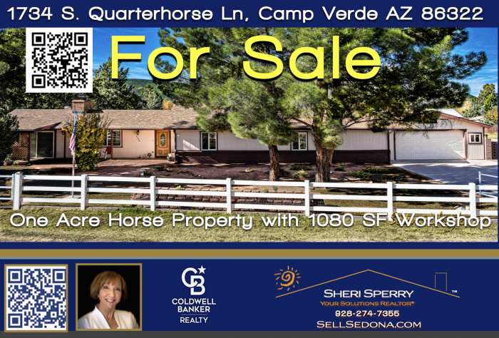 Mini Horse Ranch for sale - Call Sheri Sperry at 928.274.7355 for more info