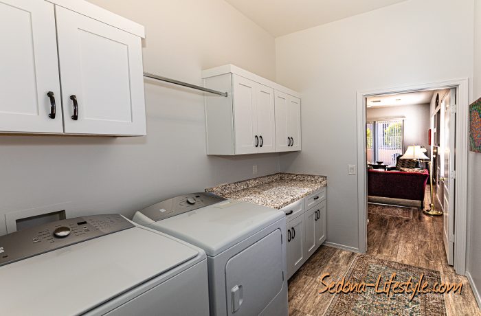 Room to hand and fold laundry - Call Sheri Sperry of Coldwell Banker Realty Sedona at 928.274.7355 for all your real estate information