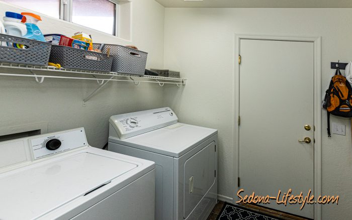 Laundry room to attached garage - 5092 Sage Springs Verde Santa Fe call Sheri Sperry @ 928.274.7355 for all your Sedona and Verde Santa Fe real estate needs 