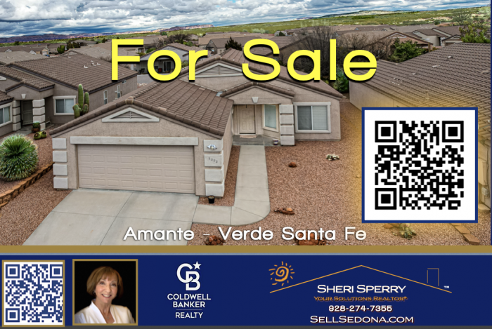 For Sale - 5092 Sage Springs Amante Subdivision in Verde Santa Fe, Cornville AZ 86325 - Call Sheri Sperry for all your Sedona and Verde Valley real estate needs @ 928.274.7355