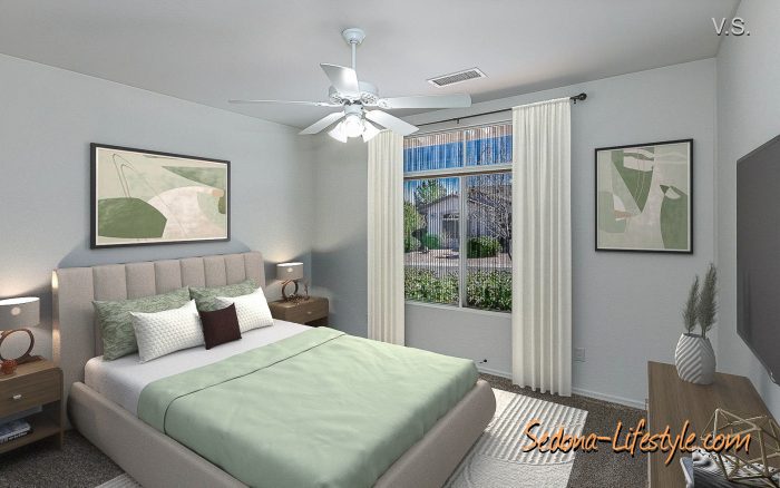 Guest Bedroom for 1620 W Bronco Ln Cottonwood AZ Call Sheri Sperry @ 928.274.7355