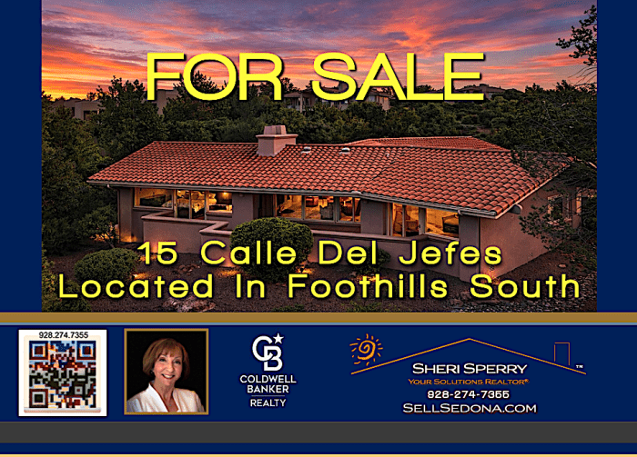 15 Calle Del Jefes, Foothills South, Sedona AZ 86336