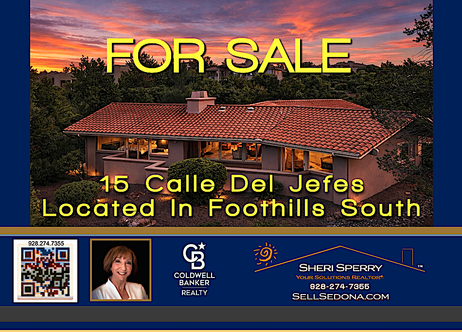 15 Calle Del Jefes, Foothills South, Sedona AZ 86336