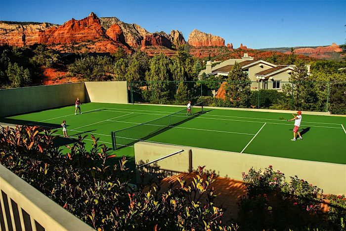 tennis court - Cottages at coffeepot