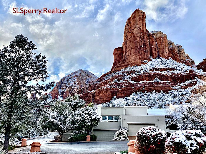 a dusting of snow