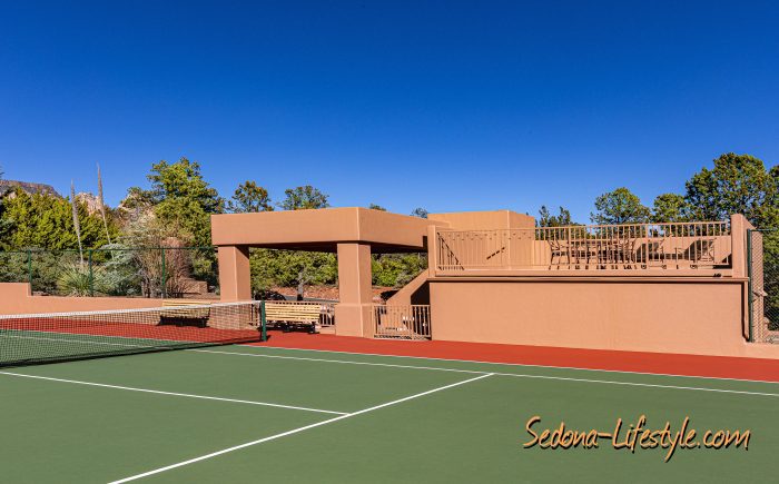 viewing platform at Casa Contenta pickle ball courts - call Sheri Sperry of Coldwell Banker at 928.274.7355 viewing platform at Casa Contenta pickle ball courts - call Sheri Sperry of Coldwell Banker at 928.274.7355