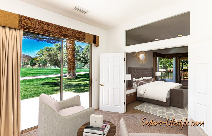 Sedona Golf Course homes for sale - go to SedonaGolfResortHomes.com - Call Sheri Sperry @ 928.274.7355 for more info… these are virtually staged images