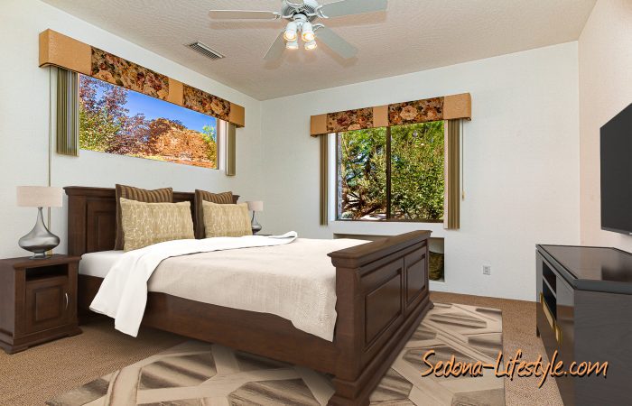 Sedona Golf Course homes for sale - go to SedonaGolfResortHomes.com - Call Sheri Sperry @ 928.274.7355 for more info… these are virtually staged images