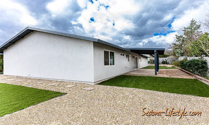 - Side of house - Rear view - 1401 E. Foy Dr. Clarkdale AZ 86324 - Home For Sale - Call Sheri Sperry @ 928.274.7355 for all the details and information on this home and other homes in the Verde Valley and Sedona