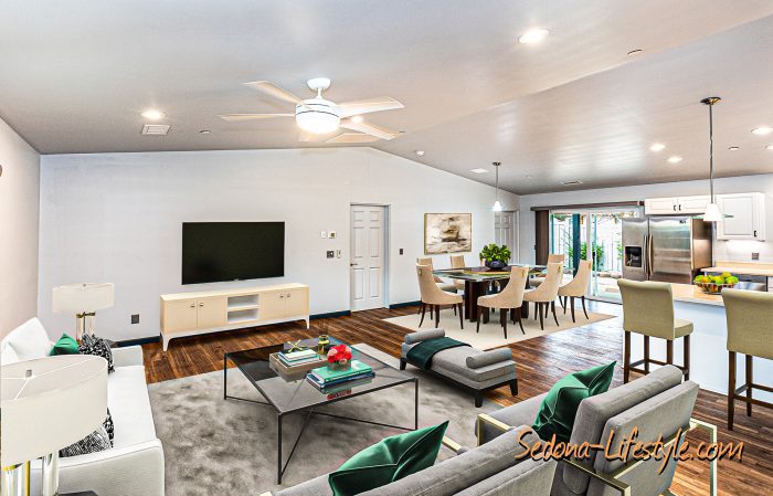 Virtual Stagging - Open Floor Plan Home For Sale - Call Sheri Sperry @ 928.274.7355 for all the details and information on this home and other homes in the Verde Valley and Sedona