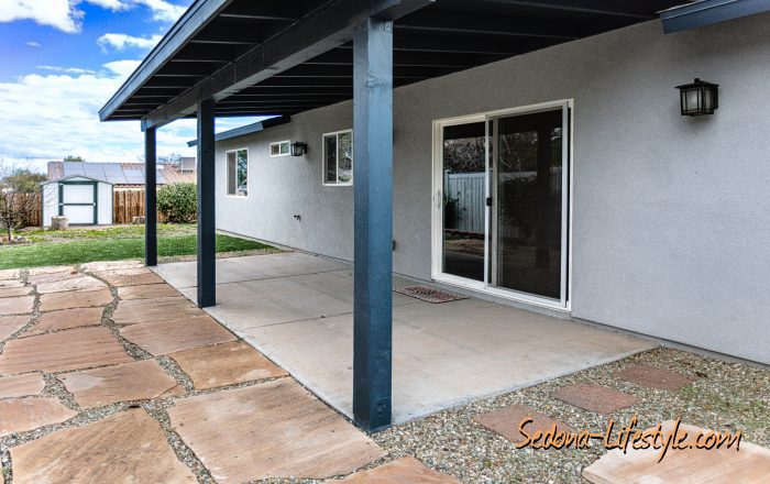 Covered Patio - Home For Sale - Call Sheri Sperry @ 928.274.7355 for all the details and information on this home and other homes in the Verde Valley and Sedona