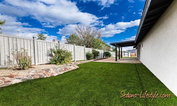 Artificial Turf - Home For Sale - Call Sheri Sperry @ 928.274.7355 for all the details and information on this home and other homes in the Verde Valley and Sedona