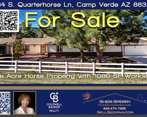1734 S. Quarterhorse Ln. Camp Verde, Arizona 86322