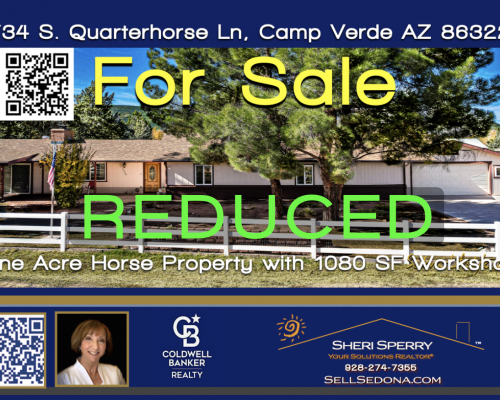 1734 S. Quarterhorse Ln. Camp Verde, Arizona 86322