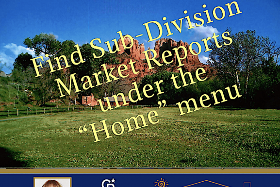 Find Sedona Sub-division Market Reports Here